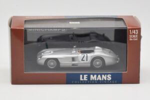 Mercedes 300 SLR #21 K. Kling / A. Simon 24 Hours of Le Mans 1955 Minichamps 1:43 432553021 Fém – 4. kép a 4-ből