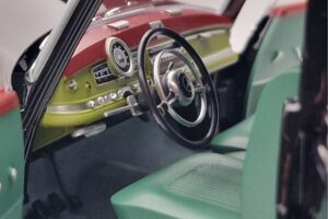 Mercedes 300 W186 Konrad Adenauer Norev 1:18 183707 Fém – 8. kép a 9-ből