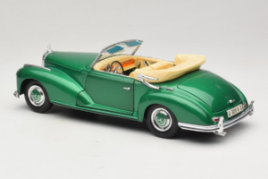 Mercedes 300S Cabriolet Green Metallic Maisto 1:18 52116 Fém – 6. kép a 7-ből