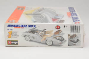 Mercedes 300SL Roadster Ezüst Bburago 1:18 7043 Fém – 4. kép a 4-ből