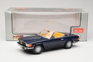 Mercedes 350 SL R107 Sötétkék Sun Star 1:18 MB003 Fém – 8. kép a 8-ből