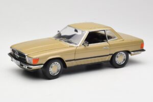 Mercedes 350 SL R107 Arany Sun Star 1:18 MB004 Fém