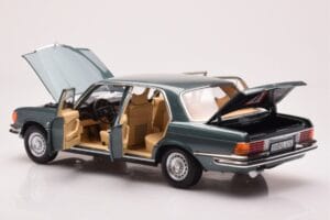 Mercedes 450 SEL 6.9 W116 Petrol Metál Norev 1:18 183974 Fém – 5. kép a 8-ből