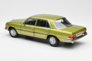 Mercedes 450 SEL W116 Citrus Zöld Dealer Kiadás Norev 1:18 B66040683 Fém – 7. kép a 8-ből