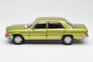 Mercedes 450 SEL W116 Citrus Zöld Dealer Kiadás Norev 1:18 B66040683 Fém – 4. kép a 8-ből