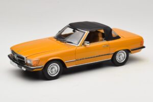 Mercedes 450 SL R107 Cayenne Orange Norev 1:18 183350 Fém – 3. kép a 10-ből