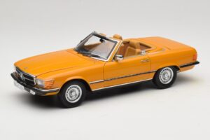 Mercedes 450 SL R107 Cayenne Orange Norev 1:18 183350 Fém
