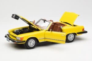 Mercedes 450SL R107 Sárga US Version Norev 1:18 183727 Fém – 2. kép a 9-ből