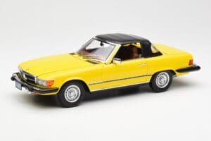 Mercedes 450SL R107 Sárga US Version Norev 1:18 183727 Fém – 3. kép a 9-ből