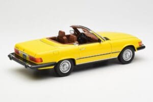 Mercedes 450SL R107 Sárga US Version Norev 1:18 183727 Fém – 4. kép a 9-ből