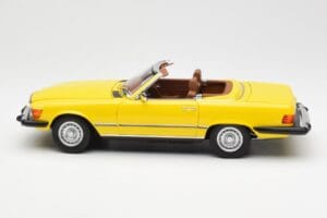 Mercedes 450SL R107 Sárga US Version Norev 1:18 183727 Fém – 5. kép a 9-ből