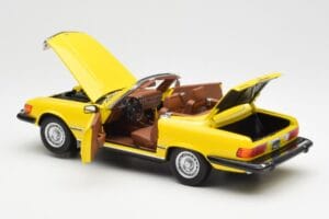 Mercedes 450SL R107 Sárga US Version Norev 1:18 183727 Fém – 6. kép a 9-ből