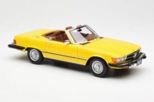 Mercedes 450SL R107 Sárga US Version Norev 1:18 183727 Fém – 7. kép a 9-ből
