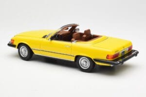 Mercedes 450SL R107 Sárga US Version Norev 1:18 183727 Fém – 8. kép a 9-ből