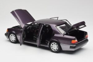Mercedes 500 E W124 Bornit Metallic Norev 1:18 183948 Fém – 5. kép a 8-ből