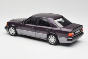 Mercedes 500 E W124 Bornit Metallic Norev 1:18 183948 Fém – 7. kép a 8-ből
