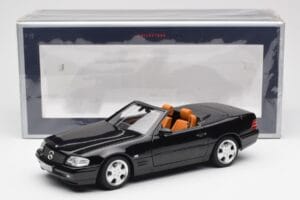 Mercedes SL 500 R129 Fekete Norev 1:18 183750 Fém – 10. kép a 10-ből