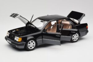 Mercedes 500E W124 Fekete Limitált Kiadás Norev 1:18 183949 Fém – 2. kép a 12-ből
