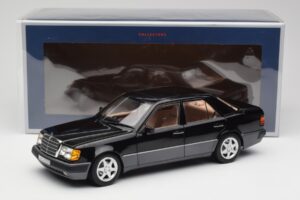 Mercedes 500E W124 Fekete Limitált Kiadás Norev 1:18 183949 Fém – 12. kép a 12-ből