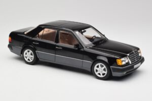 Mercedes 500E W124 Fekete Limitált Kiadás Norev 1:18 183949 Fém – 6. kép a 12-ből