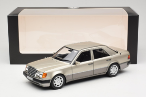 Mercedes 500E W124 Smoke Silver Kereskedői Kiadás Norev 1:18 B66040724 Fém – 8. kép a 8-ből
