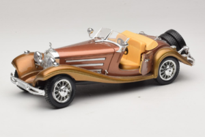 Mercedes 500K Roadster Réz Metallic Bburago 1:18 3020-P1 Fém – 2. kép a 8-ből