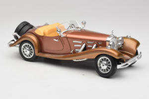 Mercedes 500K Roadster Réz Metallic Bburago 1:18 3020-P1 Fém – 6. kép a 8-ből