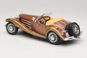Mercedes 500K Roadster Réz Metallic Bburago 1:18 3020-P1 Fém – 7. kép a 8-ből