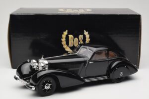 Mercedes 540K Autobahn Kurier Fekete BoS Models 1:18 BOS003 Gyanta – 6. kép a 6-ből