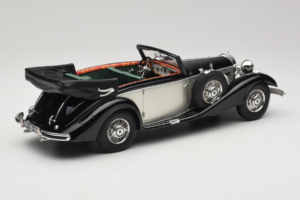 Mercedes 540K Kabrió Fekete Ezüst Cult Models 1:18 CML184-3 Fém – 2. kép a 6-ből