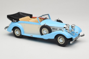 Mercedes 540K Kabrió Kék Fehér Cult Models 1:18 CML184-2 Fém – 4. kép a 6-ből