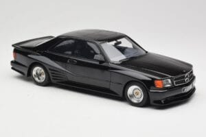 Mercedes 560 SEC W126 Koenig Fekete Otto 1:18 OT1134 Gyanta – 4. kép a 6-ből