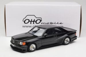 Mercedes 560 SEC W126 Koenig Fekete Otto 1:18 OT1134 Gyanta – 6. kép a 6-ből