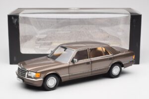 Mercedes 560 SEL W126 Impala Barna Dealer Kiadás Norev 1:18 B66040646 Fém – 8. kép a 8-ből
