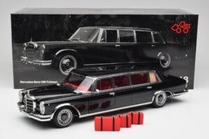 Mercedes 600 Pullman W100 Fekete NZG 1:18 1071/50 Fém – 8. kép a 8-ből