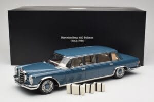 Mercedes 600 Pullman W100 Kék NZG 1:18 B66040707 Fém – 8. kép a 8-ből