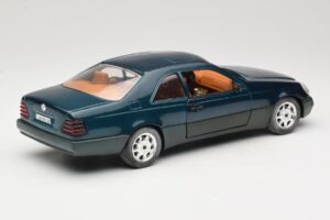 Mercedes 600 SEC C140 Zöld Majorette 1:18 4418 Fém – 3. kép a 8-ből
