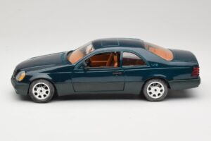 Mercedes 600 SEC C140 Zöld Majorette 1:18 4418 Fém – 4. kép a 8-ből