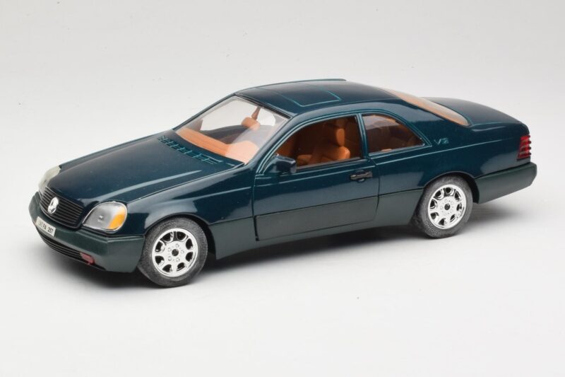 Mercedes 600 SEC C140 Zöld Majorette 1:18 4418 Fém