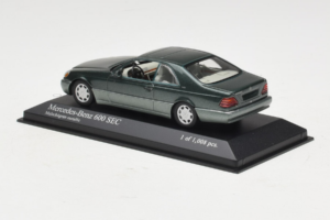 Mercedes 600 SEC W140 Zöld Metál Minichamps 1:43 430032604 Fém – 3. kép a 4-ből