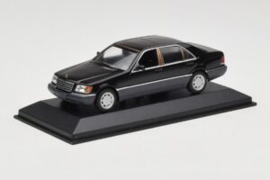 Mercedes 600 SEL W140 Black Metallic Minichamps 1:43 940035400 Fém – 2. kép a 4-ből