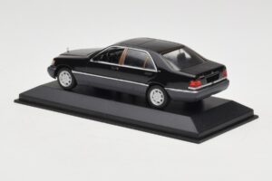 Mercedes 600 SEL W140 Black Metallic Minichamps 1:43 940035400 Fém – 3. kép a 4-ből