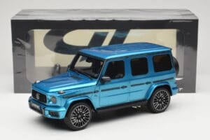 Mercedes AMG G63 W463 Hyper Blue Magno GT Spirit 1:18 GT925 Gyanta – 6. kép a 6-ből