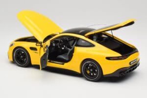 Mercedes AMG GT 43 C192 Turbo Sun Yellow NZG 1:18 B66960587 Fém – 5. kép a 8-ből