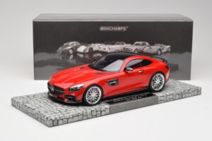 Mercedes Brabus AMG GT S C190 600 Mars Piros Minichamps 1:18 107032521 Fém – 6. kép a 6-ből