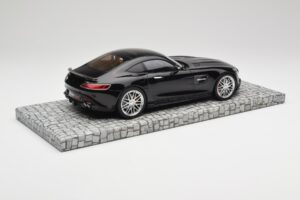 Mercedes Brabus AMG GT S C190 Obsidian Fekete Minichamps 1:18 107032520 Fém – 2. kép a 6-ből