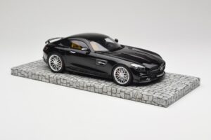 Mercedes Brabus AMG GT S C190 Obsidian Fekete Minichamps 1:18 107032520 Fém – 4. kép a 6-ből