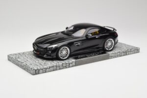 Mercedes Brabus AMG GT S C190 Obsidian Fekete Minichamps 1:18 107032520 Fém