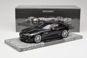 Mercedes Brabus AMG GT S C190 Obsidian Fekete Minichamps 1:18 107032520 Fém – 6. kép a 6-ből
