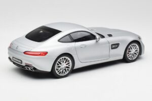 Mercedes AMG GT S C190 Designo Iridium Ezüst Magno Norev 1:18 B66960485 Fém – 3. kép a 8-ből